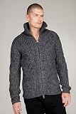 Diesel Black Gold Kecold Grey Mix Knit Cardigan