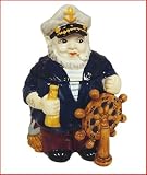 Ceramic Nautical Sailing Captain Cookie Jar