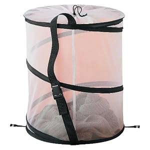 Room Essentials Pop-Up Spiral Hamper Black