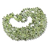 Prehnite Beaded Necklace by Sajen