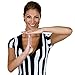 Crown Sporting Goods SFOO-409 Women's Official Striped Referee/Umpire Jersey, Large