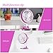 Clip On Desk Fan USB Table Fans (USB OR Battery Powered, Quietness)(violet)