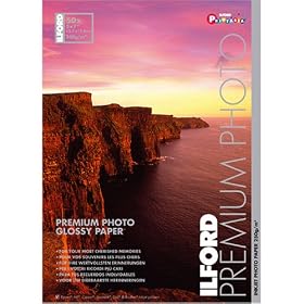 Ilford Premium Glossy 5 x 7 Inch Photo Paper 50 Sheets