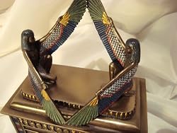 Bronze Isis Egyptian Goddess Trinket Jewelry Box Boxes Gifts
