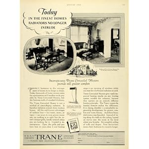 1928 Ad Trance Co Pump Heating Clive L Senter Denver Colorado House Heaters - Original Print Ad