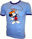 Vintage 70's Walt Disney Mickey Mouse ringer iron-on t-shirt