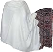 Antique Shawl Paisley Embroidery Wool Accessory 84 x 40 inches (psley308)