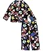 Super Mario Little Boys Flannel Coat Style Pajamas (6, Super Black)