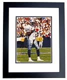 Herman Moore Autographed Detroit Lions 8x10 Photo BLACK CUSTOM FRAME