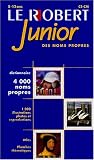 Revue Le Robert  / Le Robert Junior des noms propres