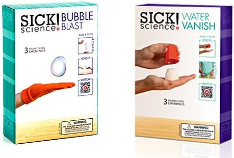 Be Amazing Sick Science Bubble Blast and Water Vanish Science Kit Set