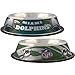NEW! 32oz Miami Dolphins Stainless Steel Pet Bowl
