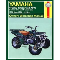 Haynes: Yamaha Ybf 250 Timberwolf, 1992-1996