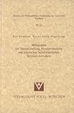 Bibliographie zur Namensforschung, Mundartforschung und historischen Sprachwissenschaft Bayerisch-Schwabens - Rolf Bergmann, Werner K&ouml;nig, Hugo Stopp