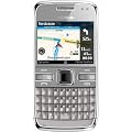 Nokia E72 Navi Smartphone (5,8 cm (2,3 Zoll) Display, Bluetooth, 5 Megapixel Kamera, QWERTZ-Tastatur) grau