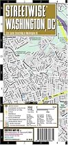 Streetwise Washington, DC, Laminated City Center Street Map
