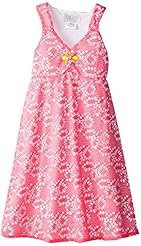 Girls Tank Polyester/Knit Full-Skirt  Dress