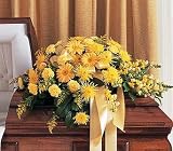 Teleflora's Brighter Blessings Casket Spray