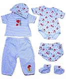 6-Piece Elmo Gift Set - blue, one size