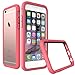 iPhone 6s Plus Case [Coral Pink] RhinoShield CrashGuard Bumper [11 Ft Drop Tested] No Bulk [EggDrop Technology] Thin Lightweight Protection [Includes Back Transparent Skin] Also fit iPhone 6 Plus
