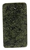 Russian Jade - Rectangle Pendant - 28x50mm - 1.5mm Hole