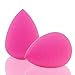 2 PINK Droplet Latex Free Blender Sponges Liquid Makeup Beauty Liquid Foundation