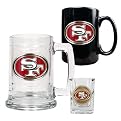 3 pc San Francisco 49ers Gift Set - Clear/ Black