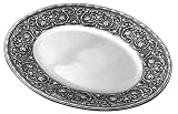 Wilton Armetale William and Mary Large Oval Tray