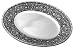 Wilton Armetale William and Mary Large Oval Tray