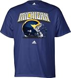 Michigan Wolverines Big Helmet T-Shirt