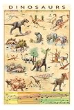 Educational - Dinosaurs - Dinosaurier Plakat Poster