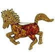 Dancing Horse Animal Brooch Pin