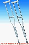 Youth Underarm Aluminum Adjustable Crutches