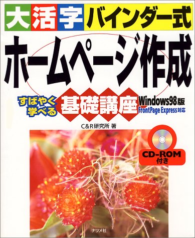 大活字バインダー式 ホームページ作成基礎講座 Windows98版