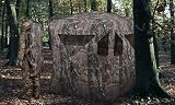 Hunting Shooting Cube Blind Hide Net With 10 Windows Dimensions 75 Square x 66 Tall
