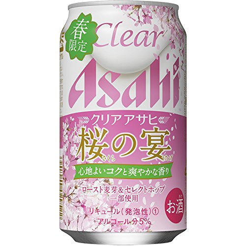 クリアアサヒ 桜の宴缶 350ml×24本 クリアアサヒ 桜の宴缶 350ml×24本