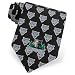 Men's Minnesota Timberwolves Logos Silk Tie by NBA in Black