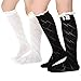 FAYBOX Women Lace Boot Socks Trim Leg Warmers Button Cuffs Toppers