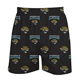 NFL Men's Jacksonville Jaguars Supreme Boxers (Teal, Medium)