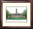 The Pennsylvania State University Alumnus Alumnus 14x18 Mahogany Framed Collegiate Lithograph