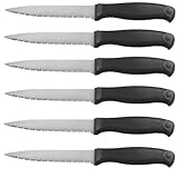 IMAGE OF Cold Steel Steak Knife Set (6 Pcs) with Kraton Handle