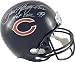 Dan Hampton Chicago Bears Autographed Riddell Deluxe Full-Size Replica Helmet with HOF2002