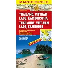 MARCO POLO Kontinentalkarte Thailand, Vietnam, Laos, Kambodscha 1:2 Mio.: Mit landschaftlich sch�nen Strecken und Sehensw�rdigkeiten. �bersichtskarte zum Ausklappen, Entfernungstabelle, Ortsregister