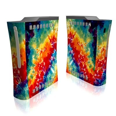 Tie Dye Design Xbox 360 Full Body Protector Skin Decal Sticker