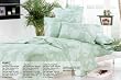 VLN017-4-Q Floral Green Queen Size 100% Cotton 4 Piece Sheet Set