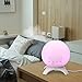 STRONKER 350ml Globe Essential Oil Diffuser Portable Aromatherapy 15 Color LED Lights Ultrasonic Aroma Diffuser Humidifier Whisper Quiet Cool Mist Air Purifier up to 10 Hours Waterless Auto Shut-Off