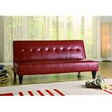 Marco Adjustable Sofa Red By CrownMark Furniture