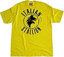 Rocky Balboa Italian Stallion T-shirt Yellow