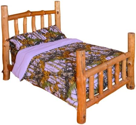 THE WOODS Premium Microfiber CAMO Comforter (Lavender, Twin)