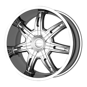 KMC Wheels Surge (Series KM6652) Chrome Finish - 22 X 9.5 Inch Wheel